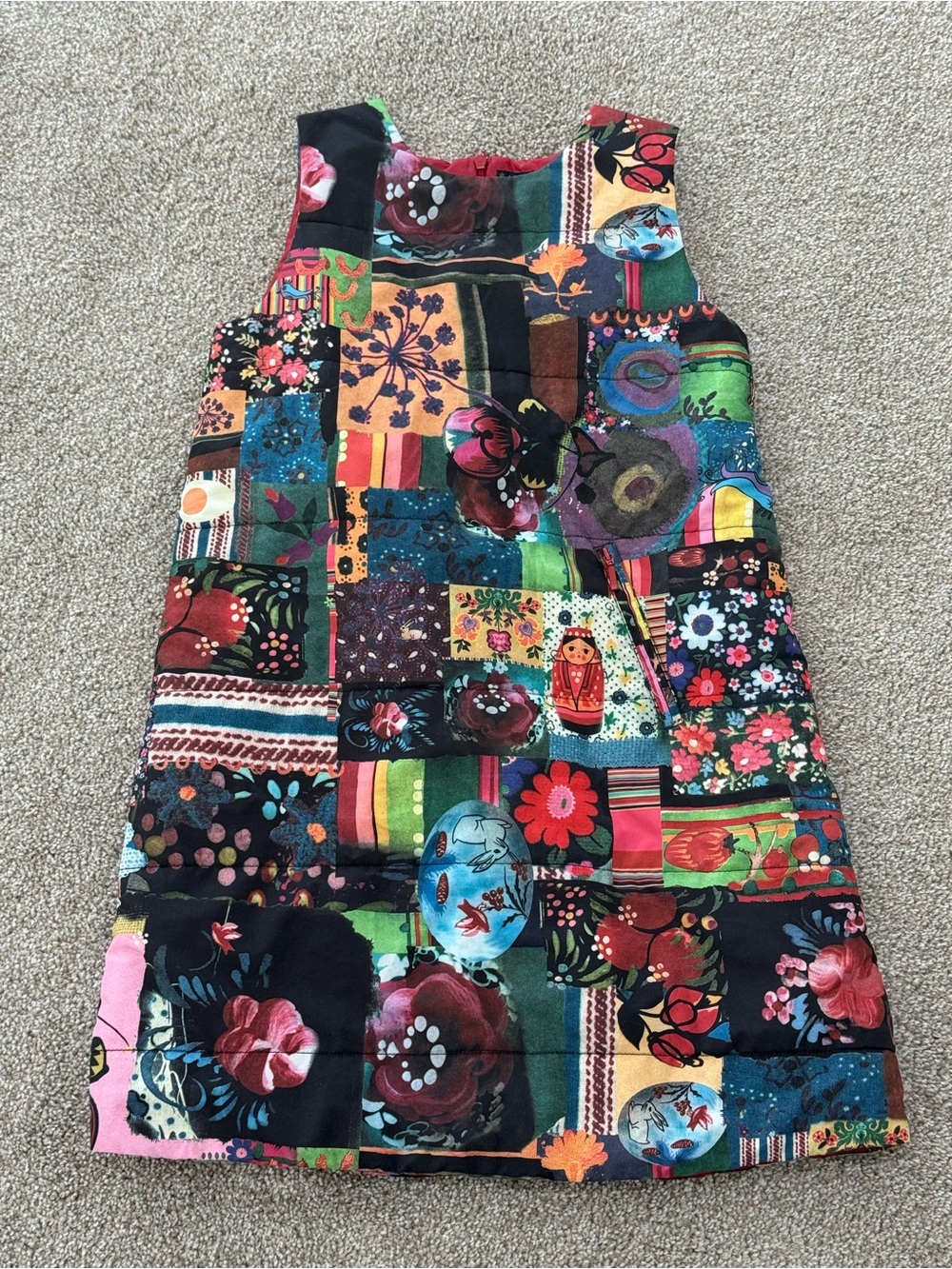 Paul Smith Junior Girls Patchwork Print Dress – Size 7/8